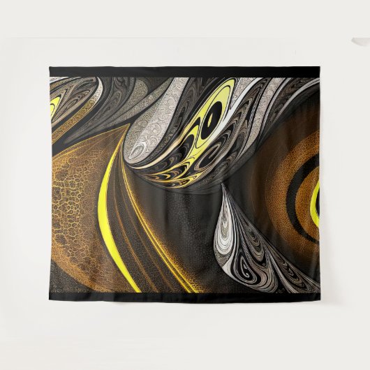 Eva 5 Abstract Design Tapestry Wandteppich (Vorderseite (Horizontal))