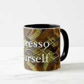 Eva 6 Abstract Design Combo-Tasse Tasse (VorderseiteRechts)