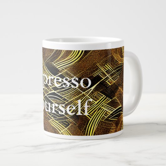Eva 6 Abstract Design Specialty Tasse (Vorderseite Rechts)