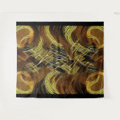 Eva 6 Abstract Design Tapestry Wandteppich (Vorderseite (Horizontal))
