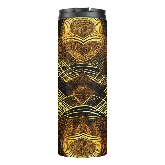 Eva 6 Abstract Design Thermal Tumbler Thermosbecher (Rückseite)
