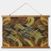 Eva 6 Abstract Design Wandteppich Mit Holzrahmen (Vorne)