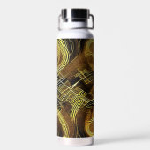 Eva 6 Abstrakte Gestaltung Wasserflasche Typ 2 Trinkflasche (Rückseite)