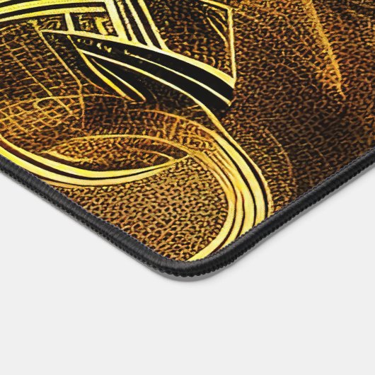 Eva 6 Abstrakter Design-Schreibtisch matt Schreibtischunterlage (Ecke)