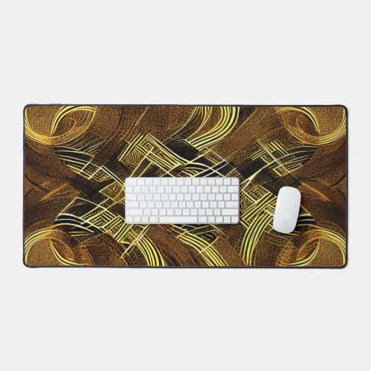 Eva 6 Abstrakter Design-Schreibtisch matt Schreibtischunterlage (Tastatur & Maus)