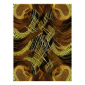 Eva 6 Abstraktes Design-Poster Poster (Vorderseite)