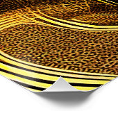 Eva 6 Abstraktes Design-Poster Poster (Ecke)