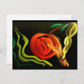 Eva-Apfel Postkarte (Vorne/Hinten)