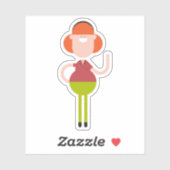 Eva - Aufkleber für die globale Roadmap (Blatt)