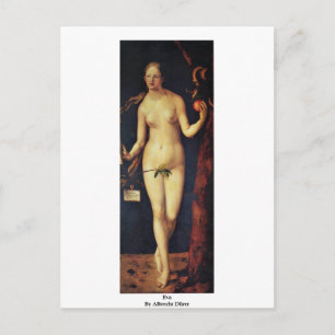 Eva by Albrecht Dürer Postkarte