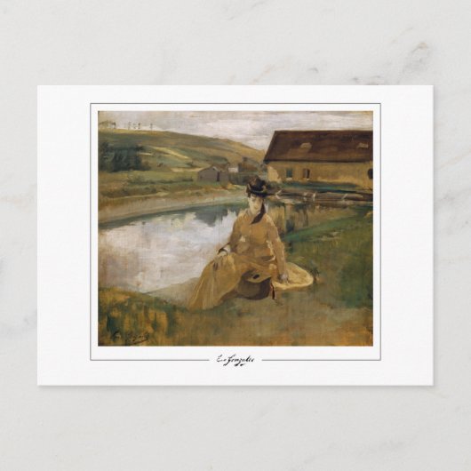 Eva Gonzalès #3 - Kunsthistorkarte Postkarte (Vorderseite)