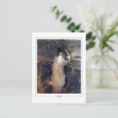 Eva Gonzalès #4 - Kunsthandwerkskarte Postkarte (Stehend Vorderseite)