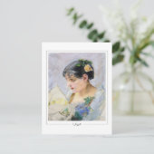 Eva Gonzalès #70 - Fine Art Postcard Postkarte (Stehend Vorderseite)