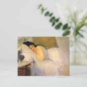 Eva Gonzales - Frau Awakening Postkarte (Stehend Vorderseite)