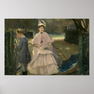 Eva Gonzales - Kindermädchen und Kind Poster
