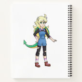 Eva Lightheart das Draconic Humanoid Notizbuch  (Rückseite)