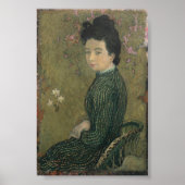 Eva Meurier in einem grünen Poster (Vorne)