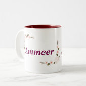 Eva name Tassen - Custom Coffee Cup with a an (Vorderseite Links)