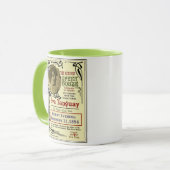 Eva Tanguay Keator Opernhaus Jugendstil-Poster Tasse (Vorderseite Links)