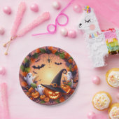 Eva verzaubert - Festliche Halloween-Teller Pappteller (Party)