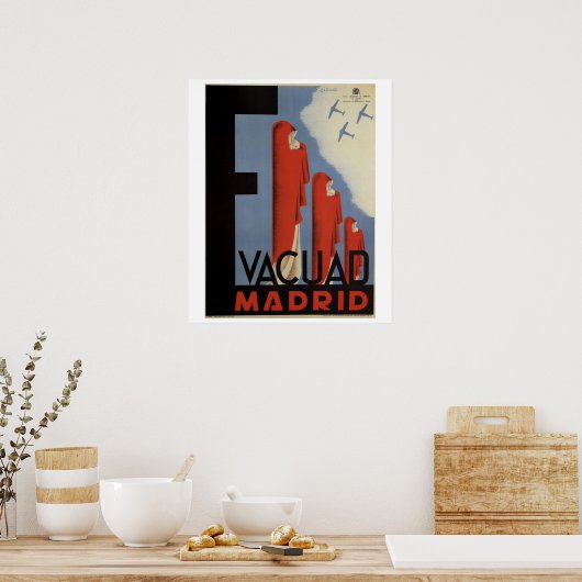 Evacuate Madrid (1937)_Propaganda Poster (Küche)