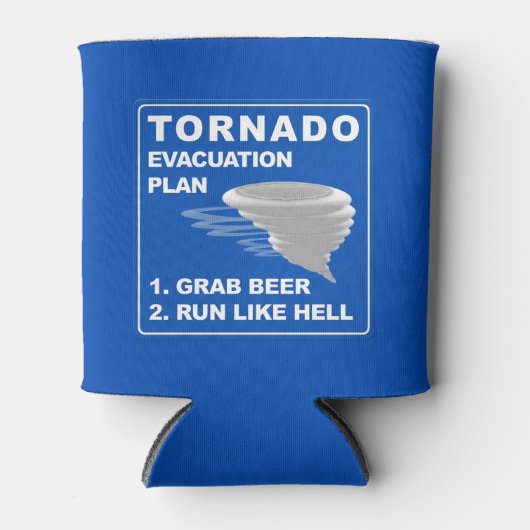 Evakuierungsplan für Tornado Dosenkühler (Vorderseite)