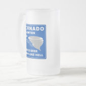 Evakuierungsplan für Tornado Mattglas Bierglas (Vorderseite Links)