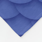 Evan - Blau Fleecedecke (Ecke)