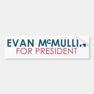 Evan McMullin - es ist nie zu spät Autoaufkleber
