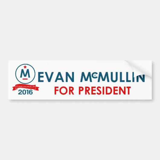 Evan McMullin für Präsidenten Autoaufkleber (Vorne)
