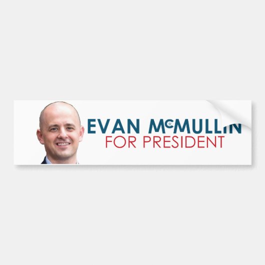 Evan McMullin für Präsidenten Autoaufkleber (Vorne)