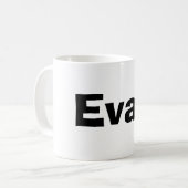 Evan-Tasse Kaffeetasse (Vorderseite Links)