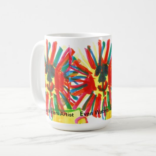 Evan Waters Artist Coffee Tasse (Vorderseite Links)