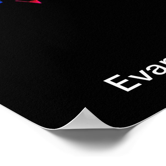 Evan Waters Artist Poster (Ecke)