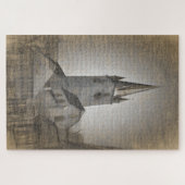 Evangelichal Kathedrale Tower Sibiu Rumänien Puzzle (Horizontal)