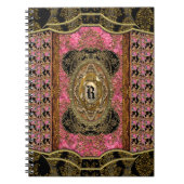 Evangelinae elegantes cooles Monogramm Notizblock (Vorderseite)