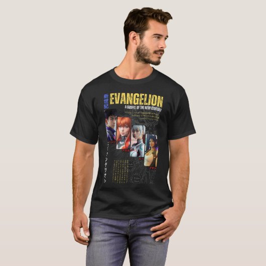 Evangelion Angels T-Shirt (Vorne ganz)