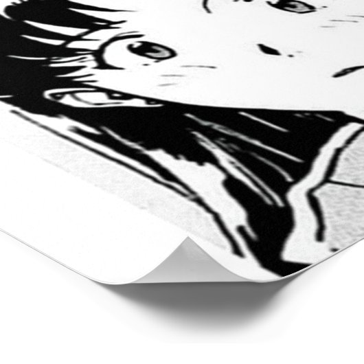 Evangelion Misato Poster (Ecke)