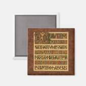 Evangelische Geschichte St. Matthew 8. Jahrhundert Magnet (Vorderseite/Rückseite)