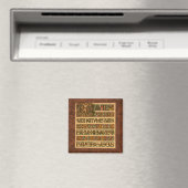 Evangelische Geschichte St. Matthew 8. Jahrhundert Magnet (In Situ (Geschirrspüler))