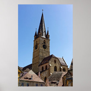Evangelische Kathedrale Sibiu Poster