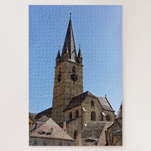 evangelische kirche sibiu hermannstadt puzzle (Vertikal)