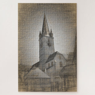 evangelische kirche sibiu hermannstadt puzzle