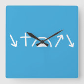 Evangelische Pfeile Uhr (Vorderseite)