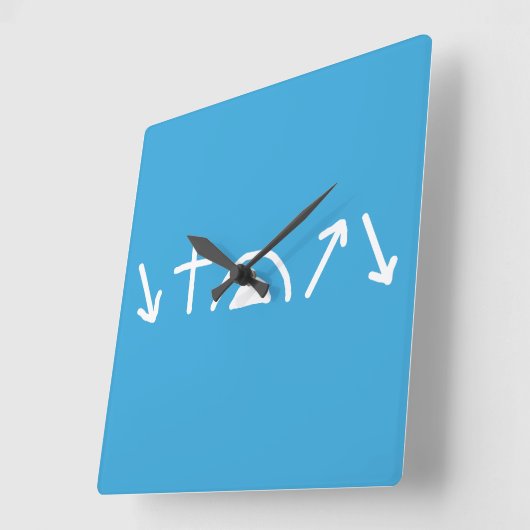 Evangelische Pfeile Uhr (Winkel)