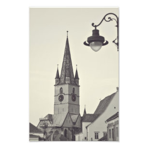 Evangelischer Kirchturm, Sibiu Fotodruck