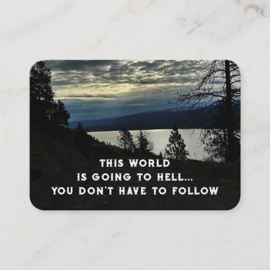 Evangelismus Evangelisation Einladung zur Rettung (Vorderseite)