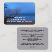 Evangelismus Evangelisation Einladung zur Rettung (Vorne/Hinten)