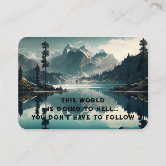 Evangelismus Evangelisation Einladung zur Rettung (Vorderseite)