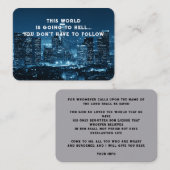 Evangelismus Evangelisation Einladung zur Rettung (Vorne/Hinten)